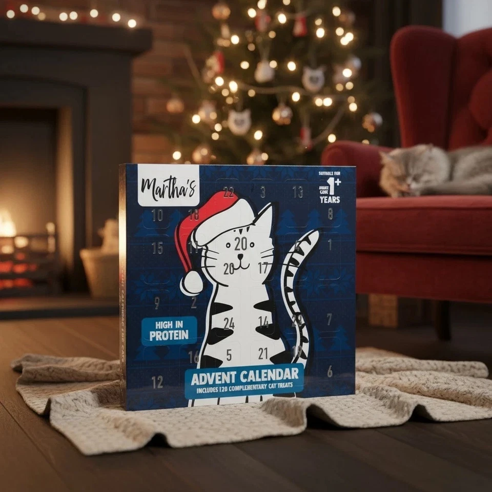 Calendario dell’Avvento per Gatti di Lusso 96g - Martha’s 120 Confezione Gustosi Ricchi di Proteine - Immagine 3 di 3