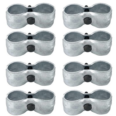 HITTITE 8 Set Chain Link Fence Panel Clamps for 1-5/8'', Clamps-42mm