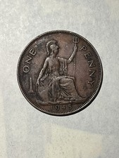GB King George VI 1945 1 Penny VF-35 