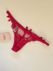 Agent Provocateur LACY Lace Thong in Pink Ret:$150 New w/Tags