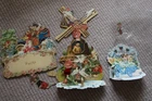 Lot of 3 Large 1920s German Die Cut Valentines--Damaged
