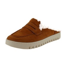 Vionic Uptown Mule Women's Loafers  Slip-Ons Brandy Nubuck Leather Size 9 M