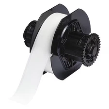 Brady B30c-1125-403-Wt Printer Label, White, Labels/Roll: Continuous