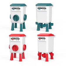 Chicken Poultry Feeder Drinker Large Waterer Bird Hen Coop Quail 7L 11L 8kg 12kg