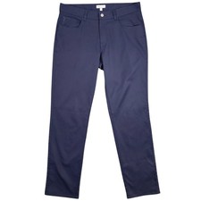 Peter Millar EB66 Crown Sport Pants Mens 34x32 Navy Blue Performance 5 Pocket