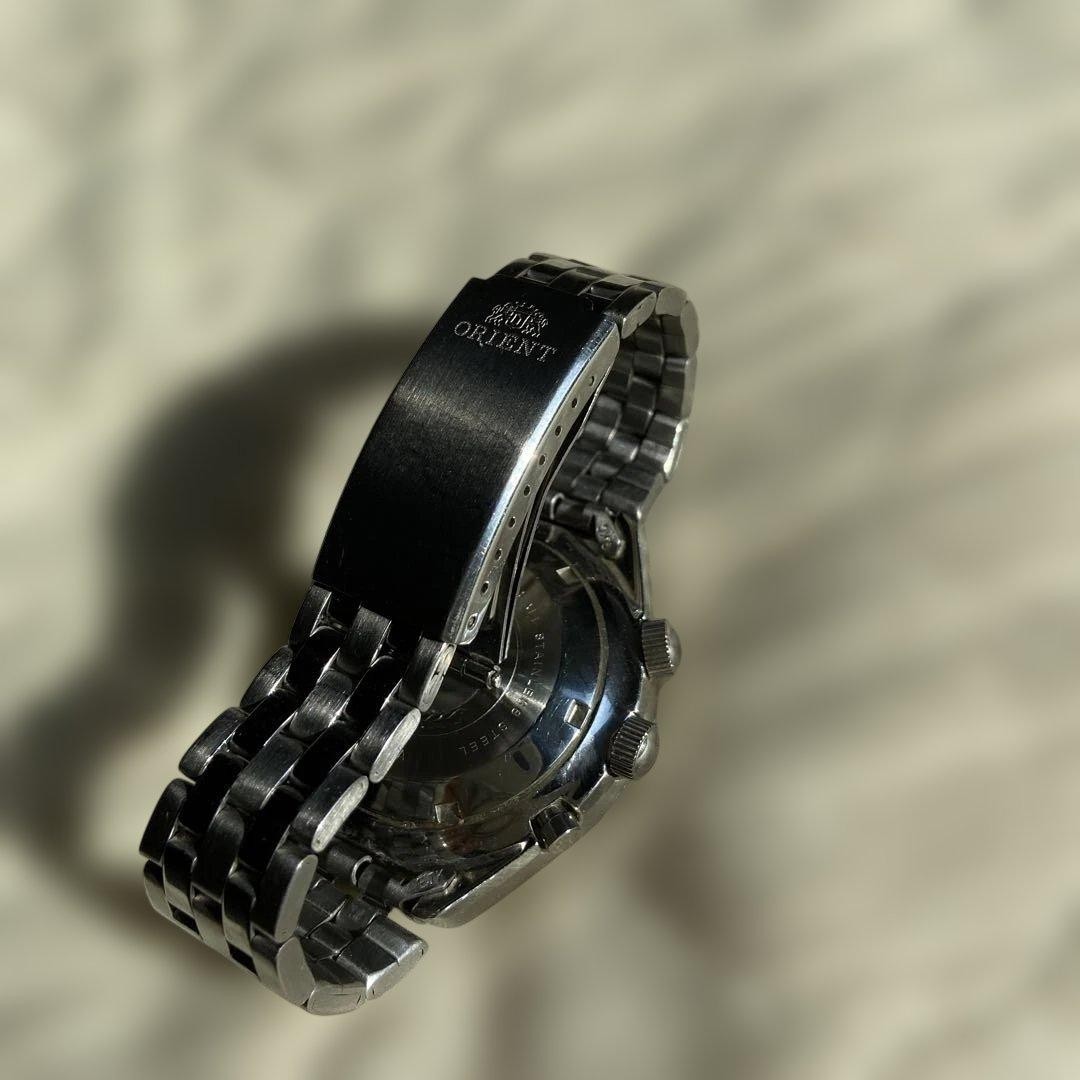 Orient World Time Automatic Wristwatch Stainless … - image 8