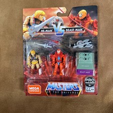 New Mega Construx Probuilder Masters of the Universe He-Man Vs Beast Man GNN73