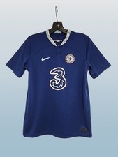 Pre-Owned Nike Dri-fit Chelsea FC 22/23 Kids Size XL Soccer Blue Home Jersey