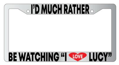 I Love Lucy | Wall Decor | I Love Lucy License Plate Tin Sign | Poshmark