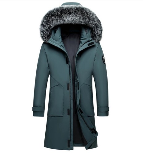 Winter New Men's Down jacket hooded thick Cotton Coat Youth outerwear Overcoat - Picture 8 of 18