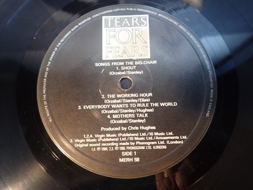 Tears For Fears Songs From The Big Chair 12 Inch Vinyl LP Record 1985 Mercury - Picture 8 of 11