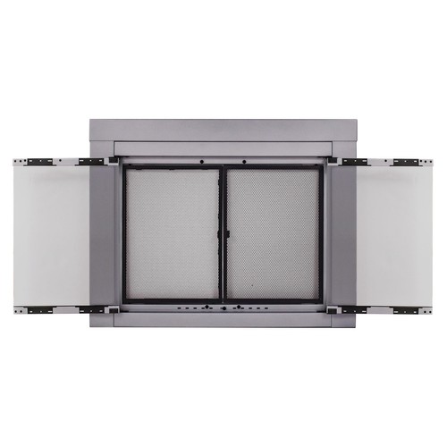 Pleasant Hearth Alpine Collection Fireplace Glass Door - Picture 5 of 6