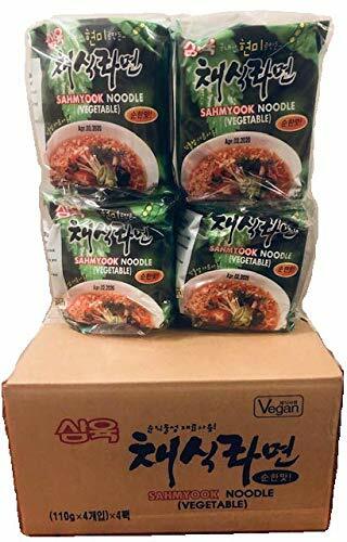 Ramen vegano suave Sahmyook, 4 onzas (paquete de 16)