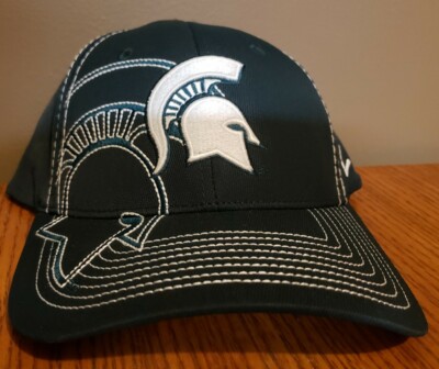 Sample Michigan State Spartans NCAA Zephyr Green Stretch Z Fit M/L Hat Cap