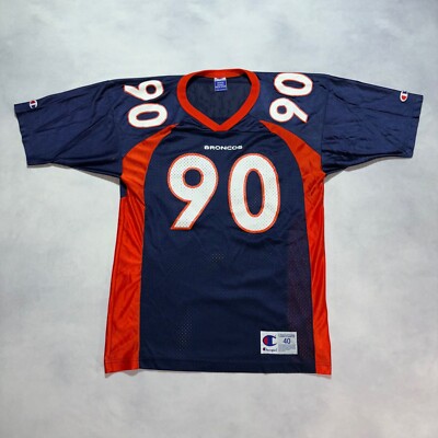 Vintage 90's Champion Denver Broncos Football Jersey Mens Medium