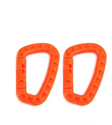 10 X Kunststoff Karabiner Groß 8 Cm - Molle Plastik Karabinerhaken