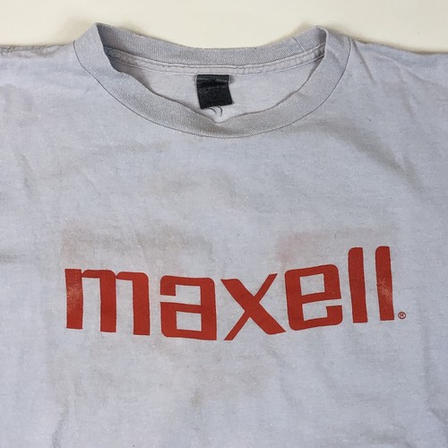 Vintage Maxell Music Cassette Sports Sights Sounds Georgia Gray T Shirt - Picture 4 of 9