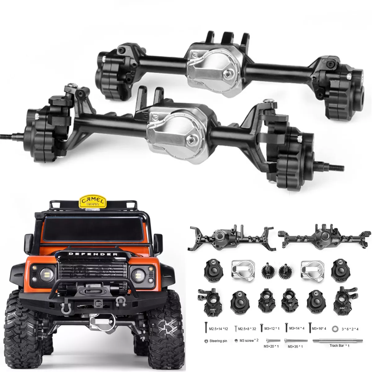 Rc clearance truck axle