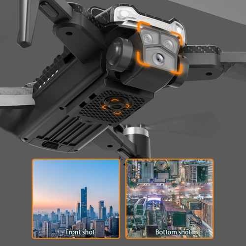 Foldable Optical Flow Positioning RC Quadcopter Toy with 4K 3-Cameras, Obstacle - Picture 9 of 24