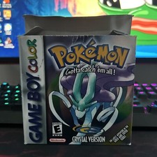 Pokemon Crystal Version - Authentic - Misprint Box Cleaned And New Battery