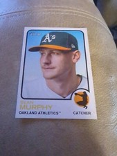 2022 Topps Heritage #390 Sean Murphy Oakland Athletics