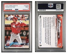 SHOHEI OHTANI 2018 Topps Update #US285 “ ROOKIE DEBUT “ RC PSA 9  MINT 🔥🔺🔥🔥