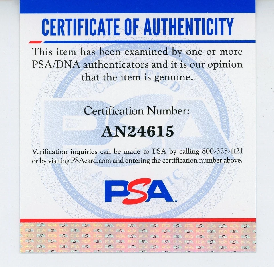 Dwayne "The Rock" Johnson ~ Signed Autographed WWF 2001 Photo ~ PSA DNA - Image 2 of 2