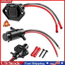 Waterproof Trolling Motor Plug - 12V-24V, 8 Gauge, Quick Connect for Minn Kota B
