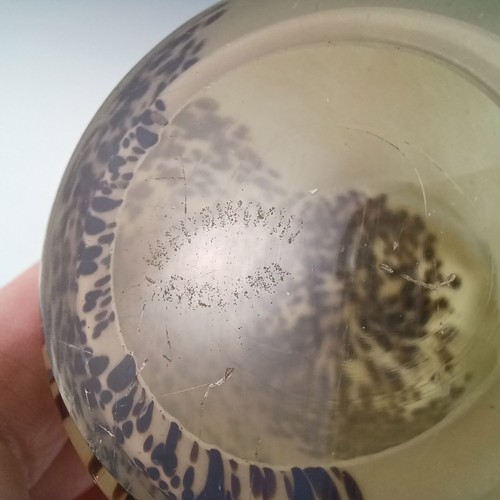 MARKED Wedgwood Speckled Glass Owl Paperweight RSW140 - Picture 2 of 7