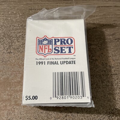 1991 Pro Set Final NFL Update Set / HOF JOHN RANDLE RC (Factory Sealed)