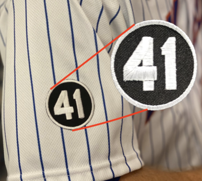 Tom Seaver Patch 41 Memorial New York Mets The Franchise