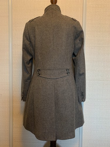 OLIVER BROWN of Chelsea, 100% British Wool Tweed Tailored Coat, UK Size 14 - Picture 5 of 18