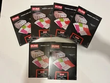 Uline Premium Laser Labels 4''x2'' 10 Labels / Sheet CHOOSE COLOR