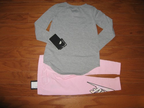 Nike Girl's 2pc Set Shirt LEGGINGS Set Size 4 NWT - Picture 2 of 2