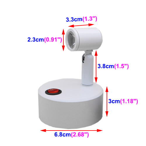 3W Button LED Recessed Spot Light, 3 W At Rs 280/unit In Surat | ID - Foto 3