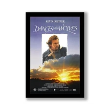 DANCES WITH WOLVES - 11x17 Framed Movie Poster by Wallspace