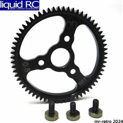 Hot Racing SERVO265 Steel Spur Gear (65T 0.8 Mod)(Gunmetal) - TRA