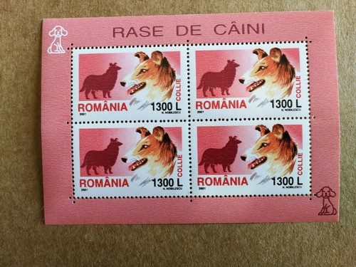 Rumania 2001. Perros. Hojitas nuevas MNH. - Imagen 3 de 5