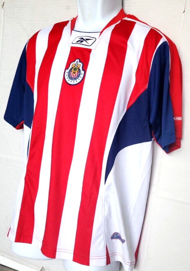 Club Chivas de Guadalajara Authentic Reebok Jersey Size MEDIUM