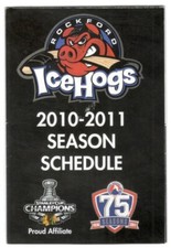 2010-11 Rockford Icehogs AHL Hockey Schedule !!! Taco Bell