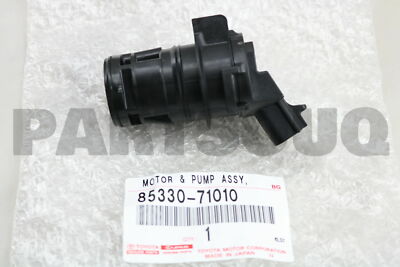 8533071010 Genuine Toyota MOTOR AND PUMP ASSY, WINDSHIELD WASHER 85330 ...