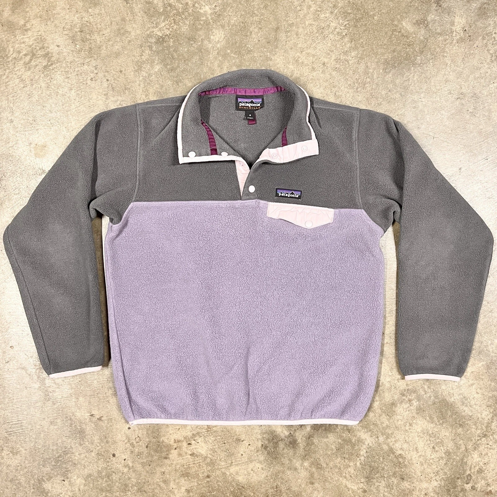 patagonia synchilla snap-t fleece lightweight jacket