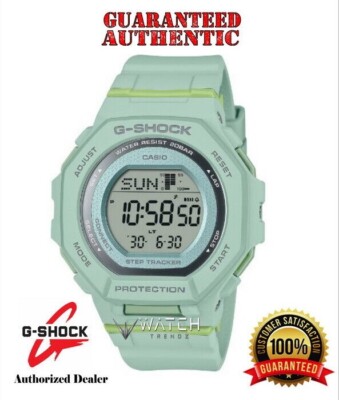 New Casio G-Shock GMDB300-3 Step Tracker Sports Oriented Digital Green Watch
