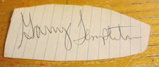 Garry Templeton Autographed 1.5X3.5 Cut Signature MLB Baseball San Diego Padres