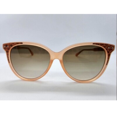 Women Bottega Veneta BV0119S Lens Snakeskin Pink Sunglasses Bottega Veneta Bv1162s-001 - pink – Mondello 1962 main image 4