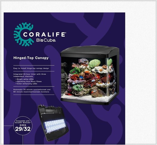 Upgrade Your BioCube 29/32 with Vibrant LED Canopy - Perfect for Corals & Plants - Picture 3 of 11