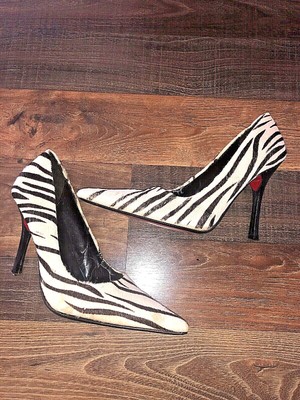 black and white zebra shoes