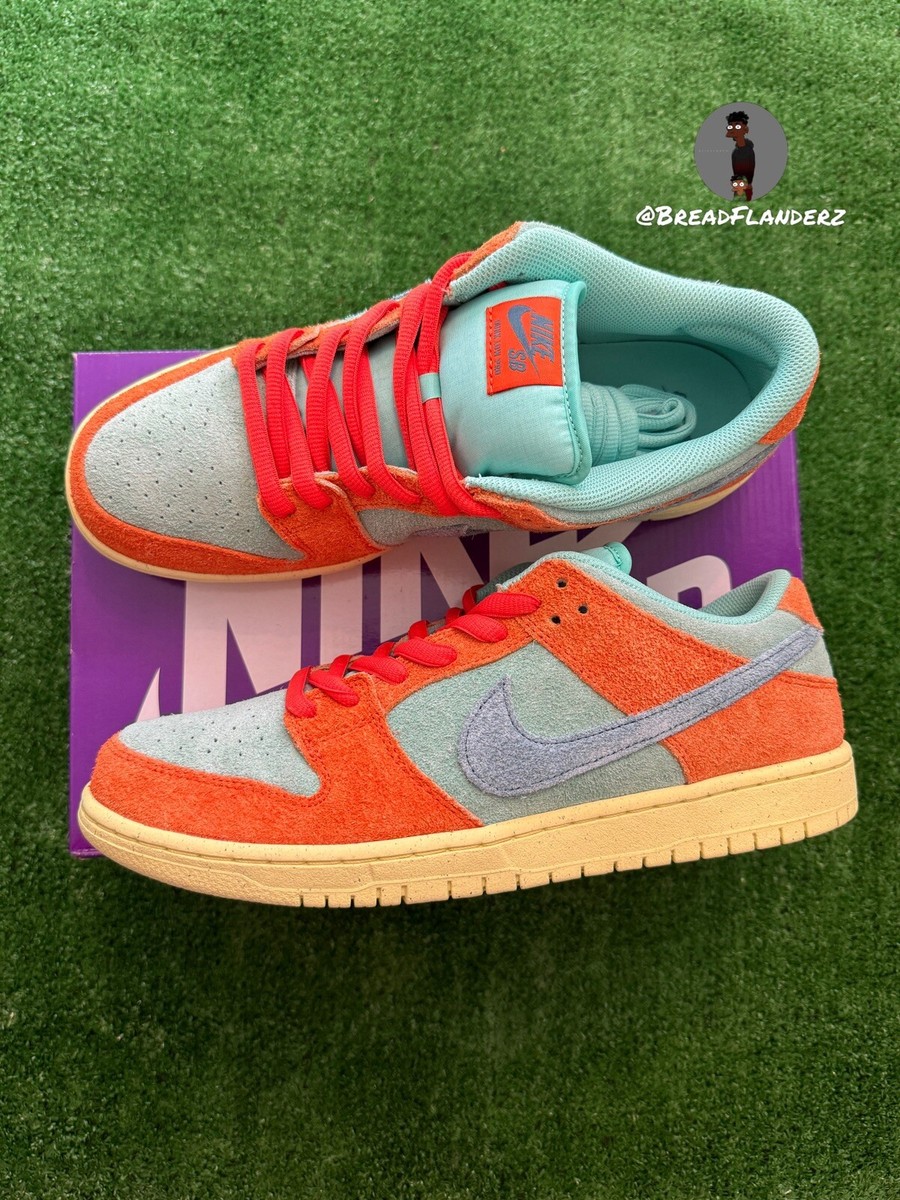 【NIKE】 SB Dunk Low Pro Premium Orange DV5429-800 Nike SB Dunk Low Pro -Orange Emerald Rise- DV5429-800