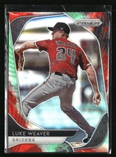 Luke Weaver 2020 Panini Prizm Cosmic Haze #52 Baseball Card