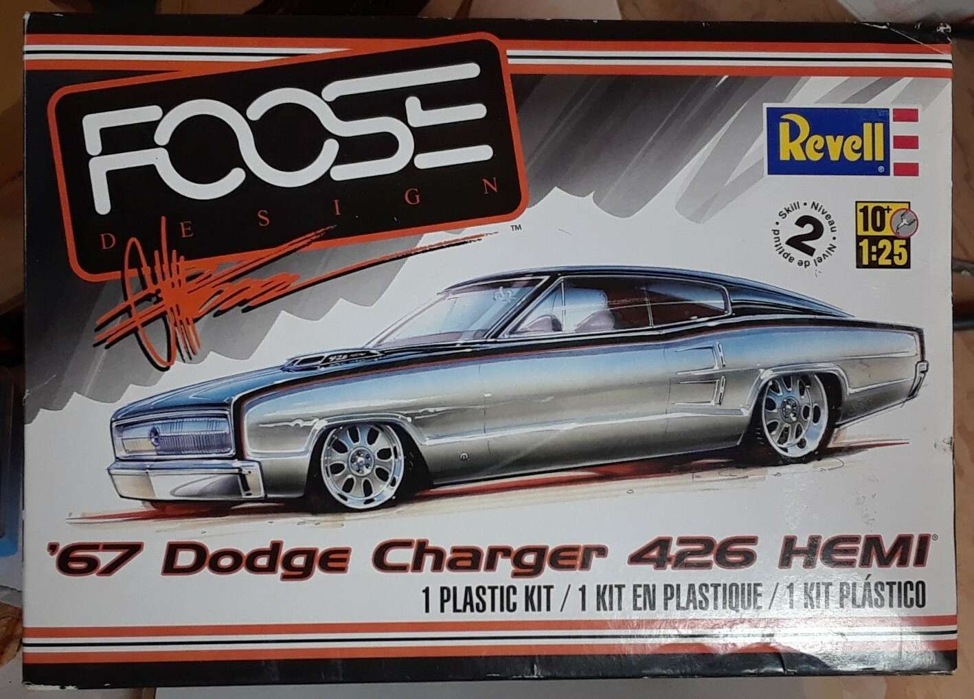 dodge charger plastic model kit